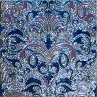 Composicion Damasco Cobalto 30x30