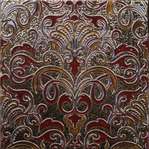 Керамическая плитка Composicion Damasco Granate 30x30