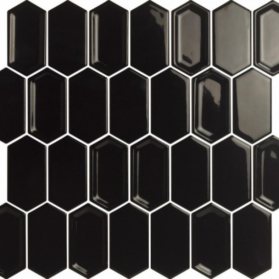 Мозаика Crayon Black glos 27.8x30.4
