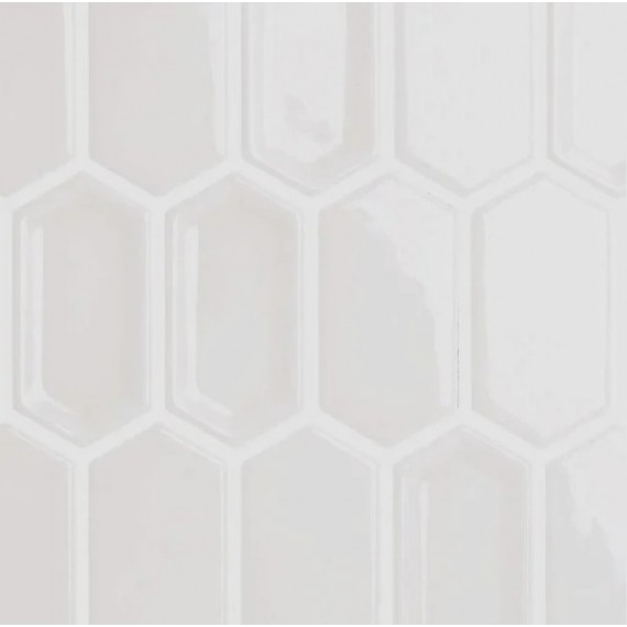 Мозаика Crayon White glos 27.8x30.4
