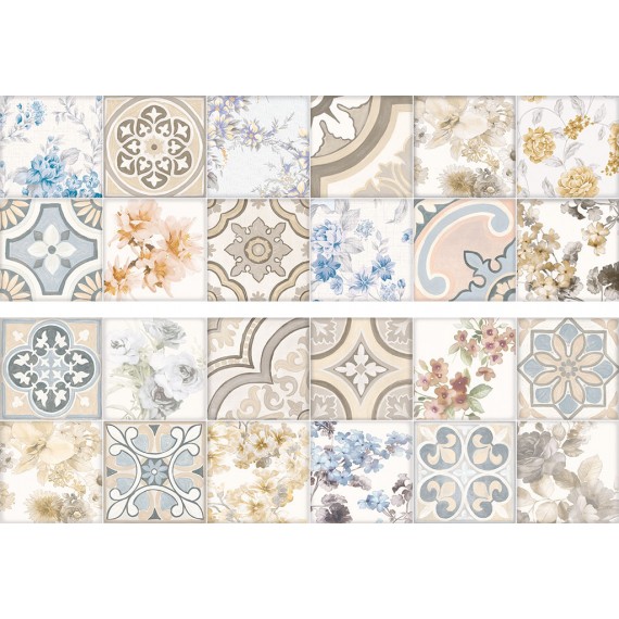 Керамическая плитка Cromatica Decor Adriana Warm Brillo 25x75
