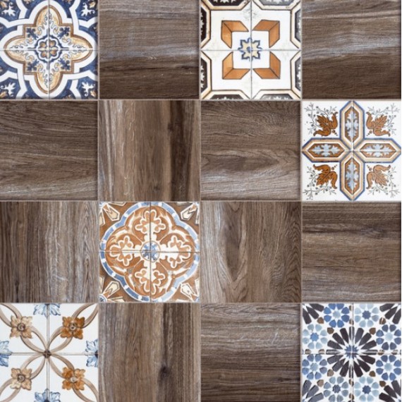 Керамическая плитка Cubes Wenge Decor 30х30