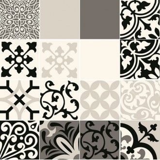 D-16-elementowy Beat of White Patch A 59.8x59.8