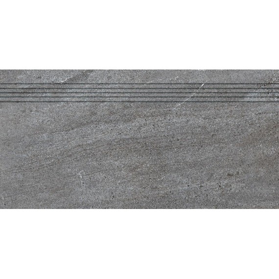 Ступени DCPSE738 Quarzit Dark Grey 30x60