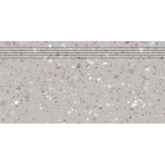 Ступени DCPSE811 Porfido grey R10 30x60