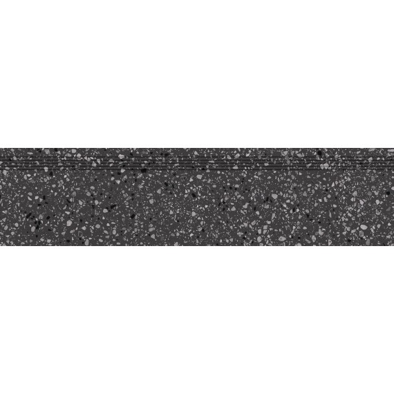 Ступени DCPVF812 Porfido black R10 30x120