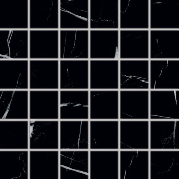 Мозаика DDM06833 FLASH mosaic black matt R10 30x30