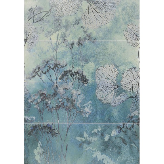 Керамическая плитка DEC.PEARL DREAM TURQUOISE B 31.6х90