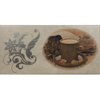 DEC. Stone Ivory CUP BROWN 10x20