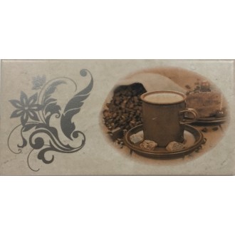 DEC. Stone Ivory CUP BROWN 10x20