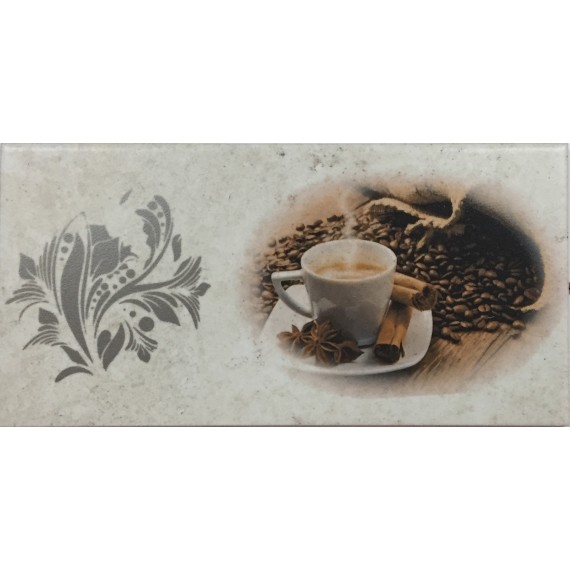 Керамическая плитка DEC. Stone Sand CUP WHITE 10x20