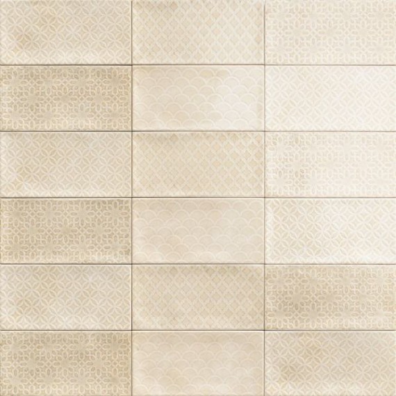 Керамическая плитка DECOR CAMDEN BONE 10x20