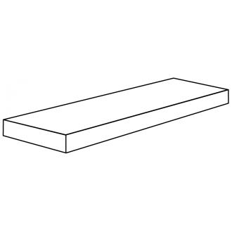 DKR03057 Ang.Top Sx Docks White 33x60x4,5x2