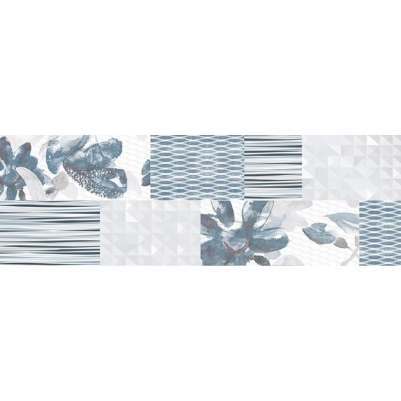 Керамическая плитка DN-CRISTAL BL WAVE 24.4x74.4
