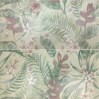 DNR0228 Тропикана панно Цветы 60*60