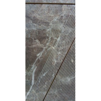 DPR021 Имперадор деко 1 полоски серый 600х300