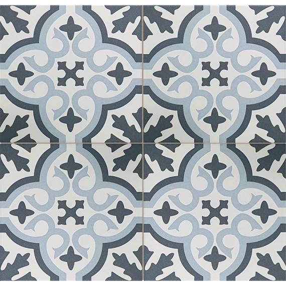 Керамогранит DY44VN0041 Керамогранит VENICE Sky Blue Black Pre-cut 45x45