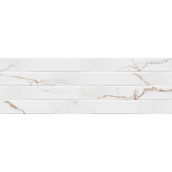 Керамическая плитка Dec Alba Mat Gold 25х75