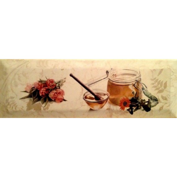 Керамическая плитка Decor Bonjour Miel Crema 10x30