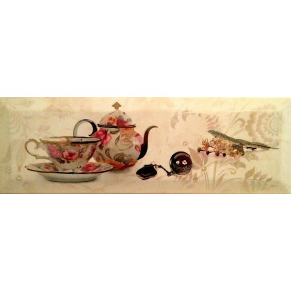Керамическая плитка Decor Bonjour Tea Crema 10x30
