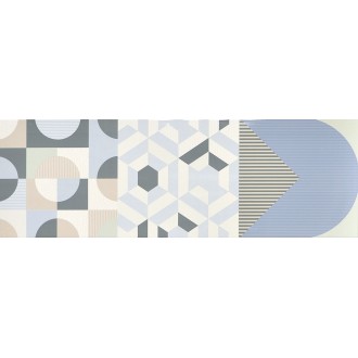 Decor Cromatica Mix Brillo 25x75