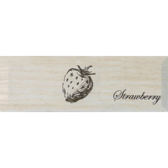 Керамическая плитка Decor Fruit Creta Strawberry 10x30