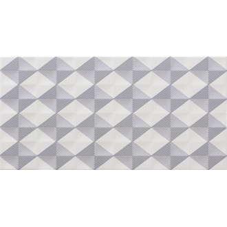 Decor Kefren Blanco Brillo 30x60