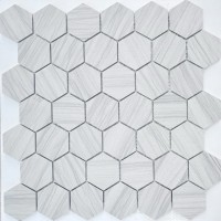 Dolomiti bianco MAT hex 18x30х6 18x30x6 295x305x6