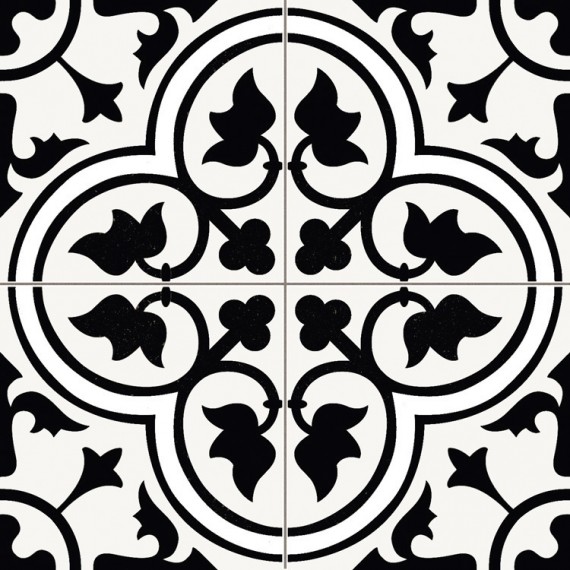 Керамогранит Dover Black Pre 45x45