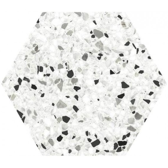 Керамогранит EC. Tempo black hex 20x24