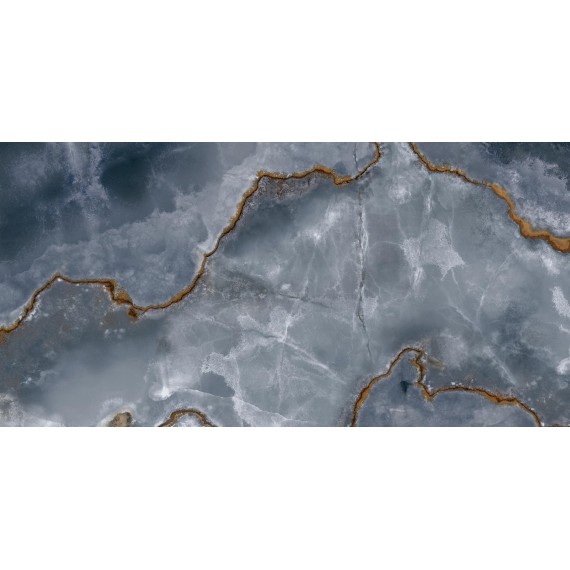 Керамогранит EKTD Керамогранит Onyx Blue Silktech 9.5mm 60x120