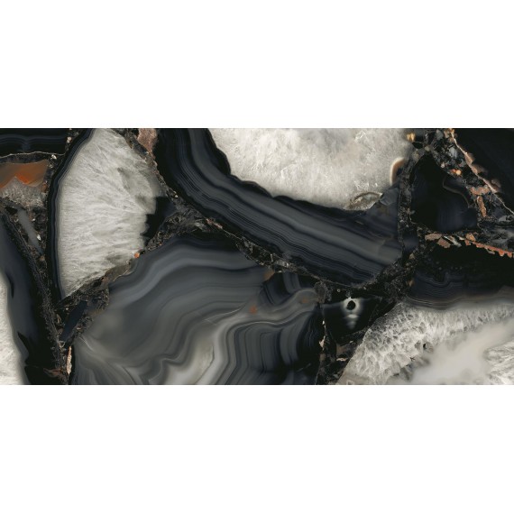Керамогранит ELN2 Керамогранит Agate Black Full Lappato 9.5mm 60x120