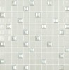 Edna №100 Белый (на сетке) mix 31,7x31,7