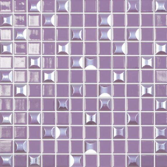 Мозаика Edna №833 Пурпурный (на сетке) 31,7x31,7