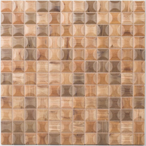 Мозаика Edna Wood Dark Blend 31,7Х31,7