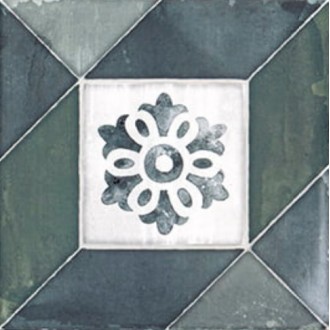 Elegance Deco Blu Green 20x20
