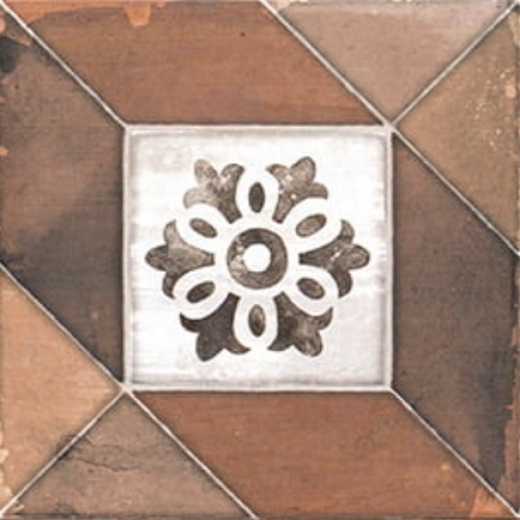 Керамогранит Elegance Deco Brown 20x20
