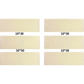 Esencia Relieve Miel Brillo 10x30