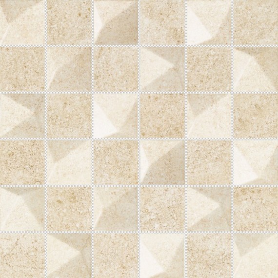 Мозаика Estia Beige Prasowana Mix (4,8х4,8) 29,8х29.8