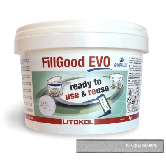 Клей-затирка FILLGOOD EVO F.110 GRIGIO PERLA 2 кг