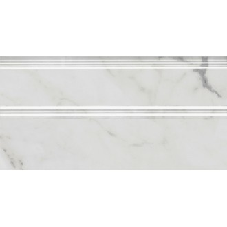 FMA033R Плитка Плинтус Коррер белый глянцевый обрезной 30x15x1,7