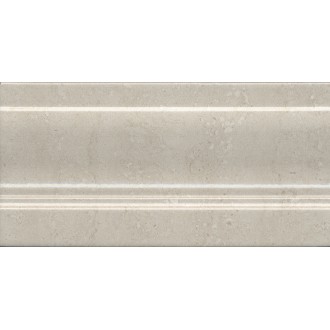 FMD038 Плитка Плинтус Туф бежевый светлый глянцевый 10х20