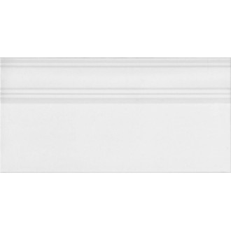 FME006R Плитка Плинтус Монфорте белый обрезной 20x40