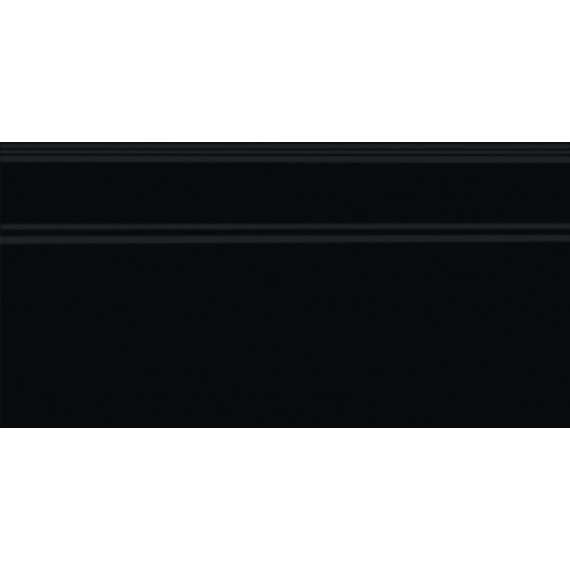 Ступени FME014R Плитка Плинтус Синтра черный матовый обрезной 20х40