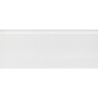 FMF022R Плитка Плинтус Флориан белый матовый обрезной 30x12x1,3