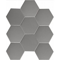FQ21016 Hexagon big Grey Matt 25.6х29.5