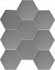 FQ21016 Hexagon big Grey Matt 25.6х29.5