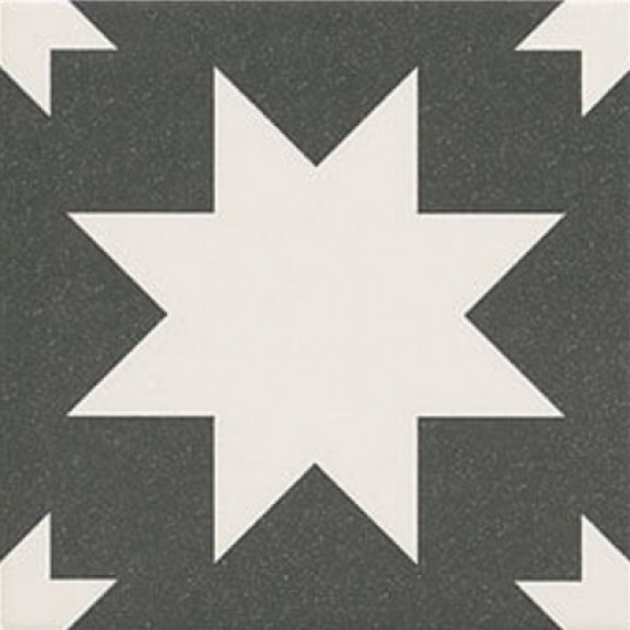 Керамогранит Fired Star Black Mate 20x20