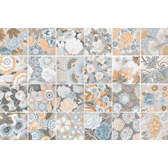 Flore Gris 20x20 (микс)