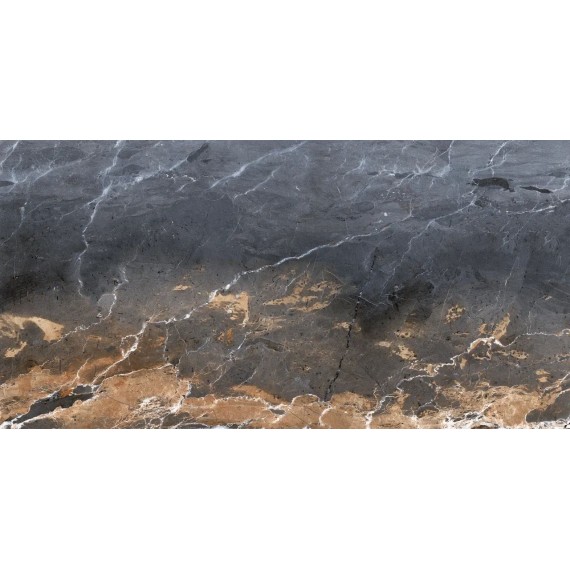 Керамогранит Frankfurt Black Brown Polished 60x120